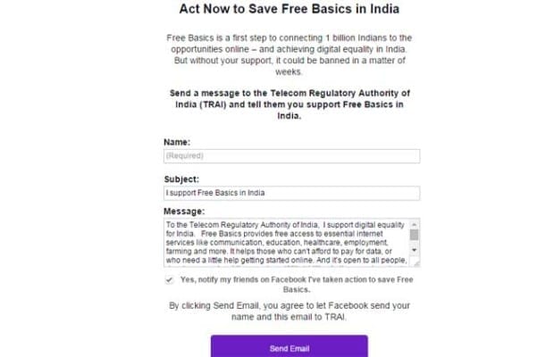 Internet services, Vodafone, Vittorio Colao, Facebook’, Free Basics, zero-rated plan, Reliance Communications, net neutraility, TRAI