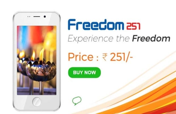 freedom 251, ringing bells