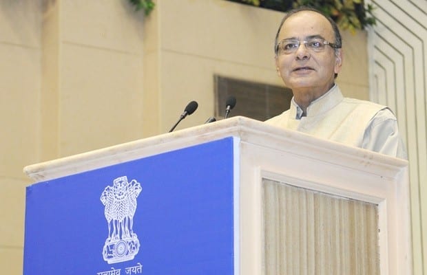 The Union Minister for Finance Arun Jaitley addressing at a Post Budget Interactive Session with the representatives of Indian Trade and Industry Associations in New Delhi on March 02, 2016.