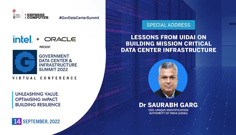 Special Address: Dr Saurabh Garg, CEO, Unique Identification Authority ...