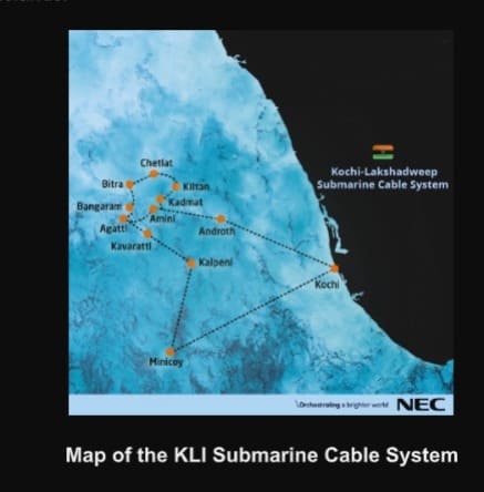 NEC completes submarine cable system for BSNL connecting Kochi and the ...