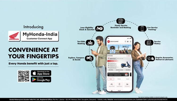 Honda Motorcycle & Scooter India launches all-new ‘MyHonda-India’ mobile app