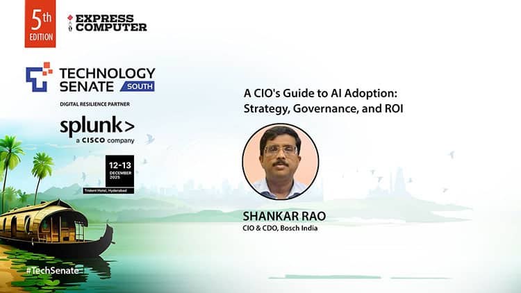 Shankar Rao Shankar Rao, CIO & CDO, Bosch India - Express Computer
